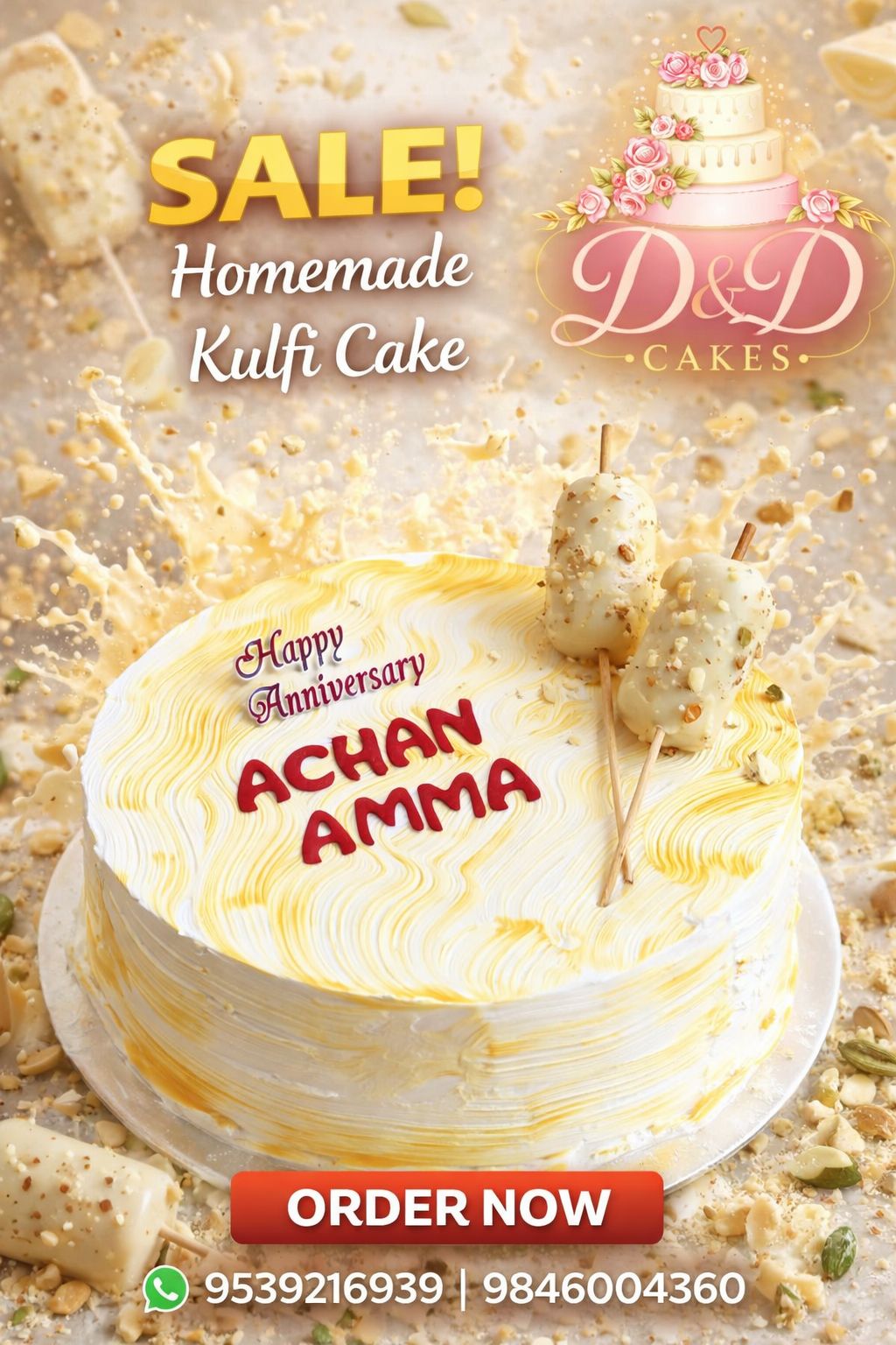 Kulfi Cake 