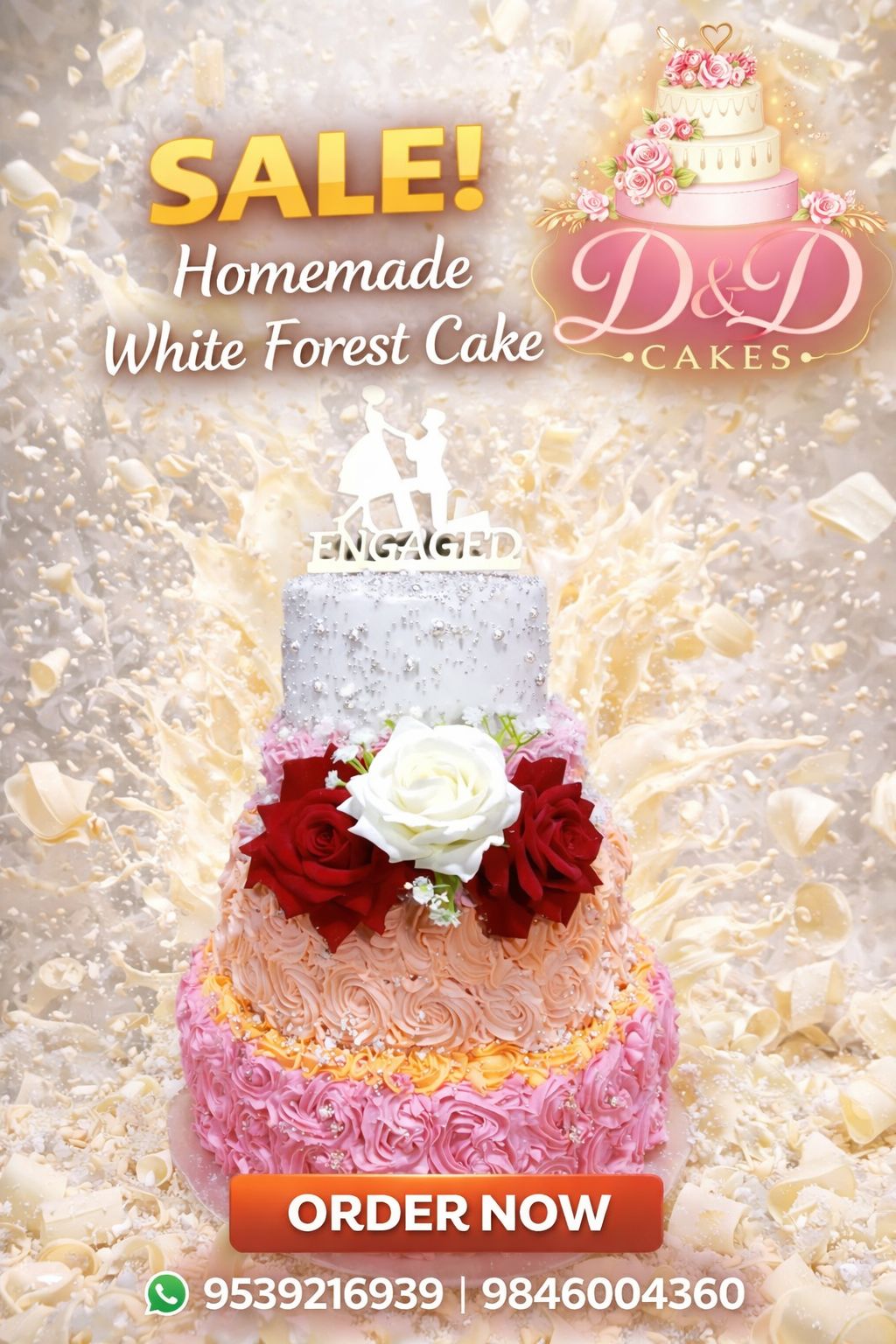 White Forest Cake 