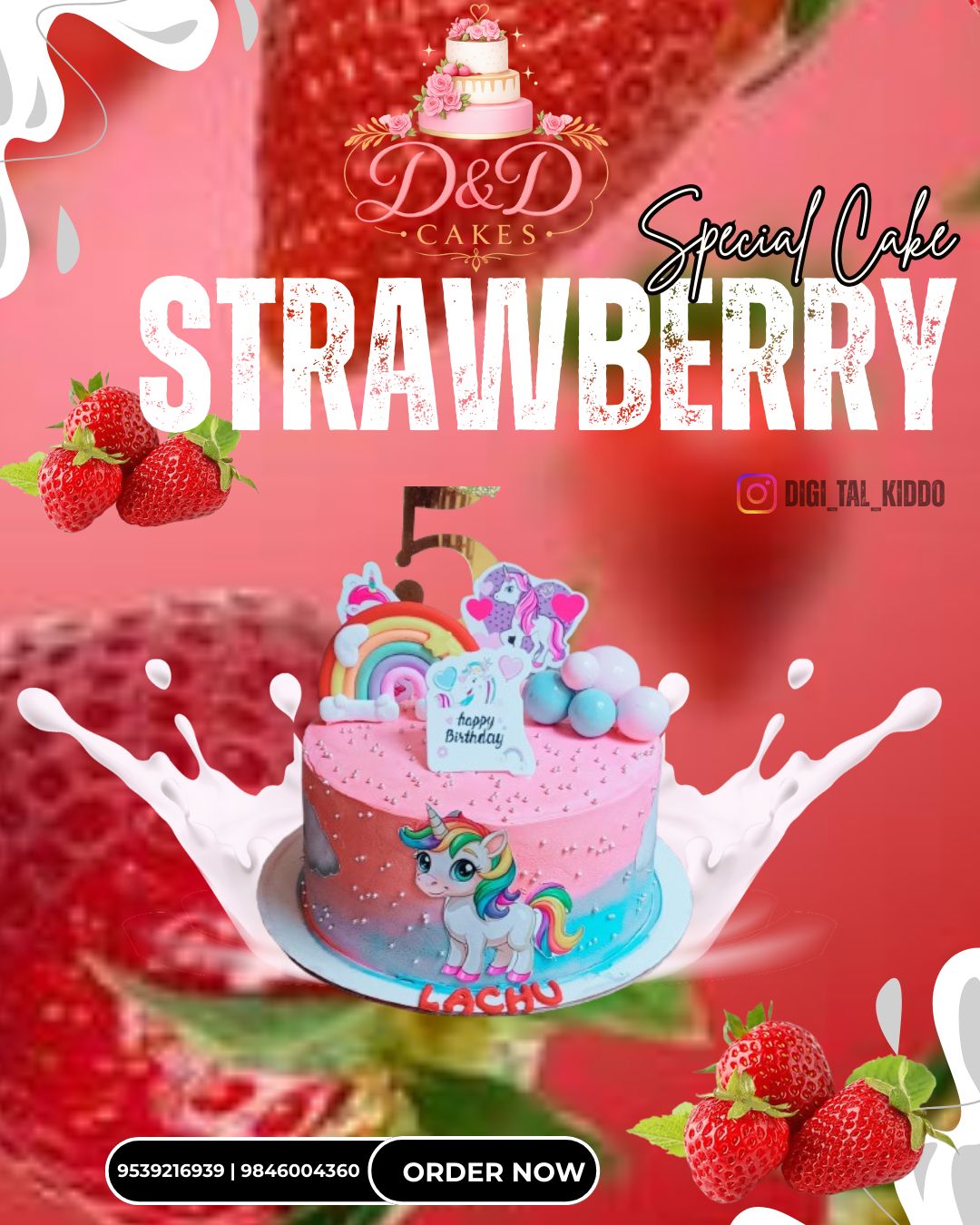 Strawberry Cake 